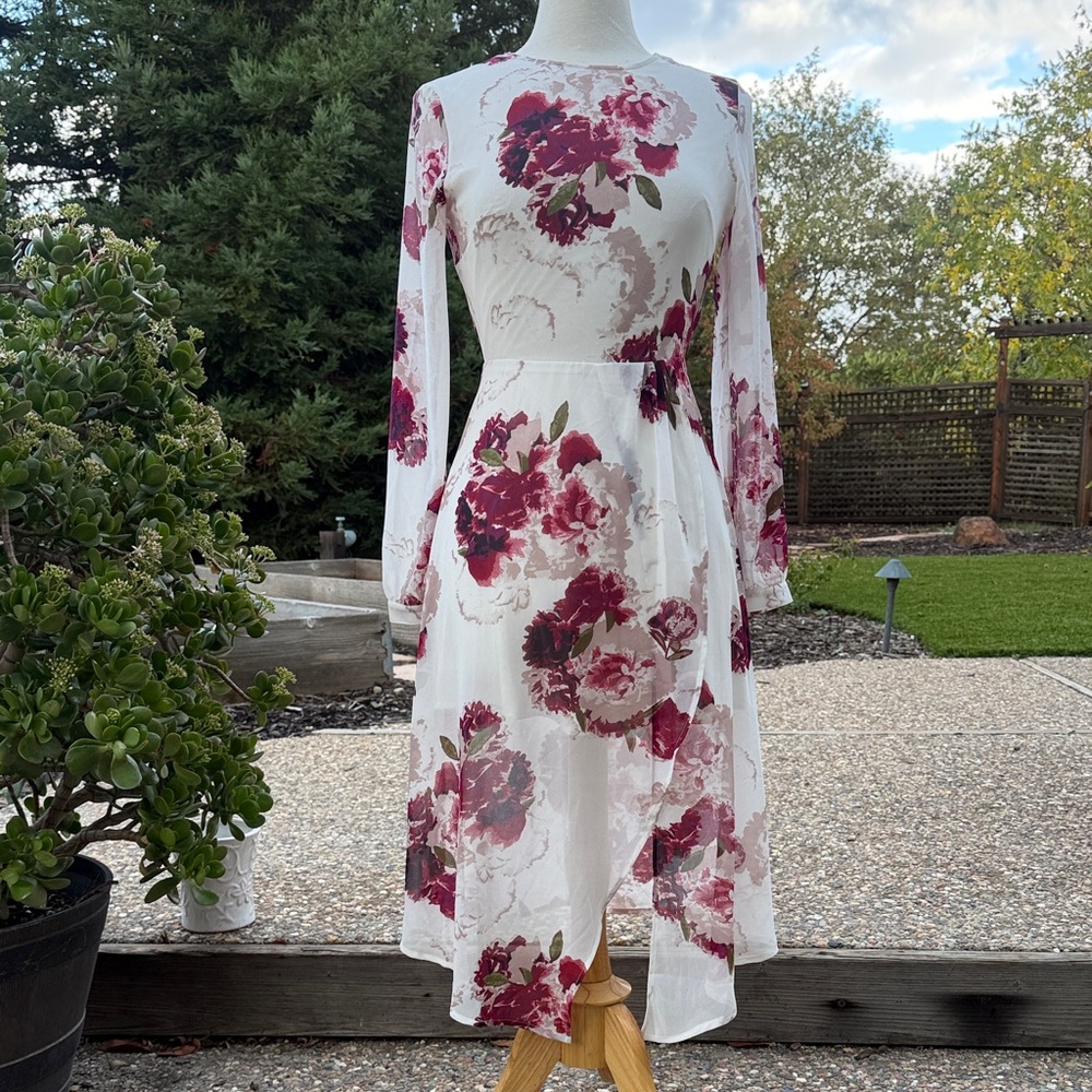 Floral Long Sleeve Dress
